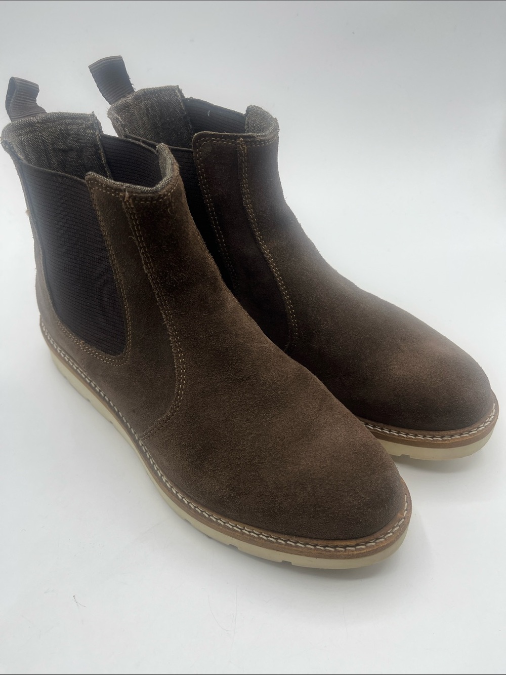 Alpine Design Brown Suede Chelsea Ankle Boots